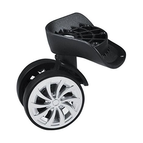 Ruote per valigia, Ruota Valigia, Ruota Valigia Tourister, Rotelle Sostituzione Universali, 2 rotelle girevoli da 55 mm per bagagli, Valigia con Ruote Girevoli (1/4)