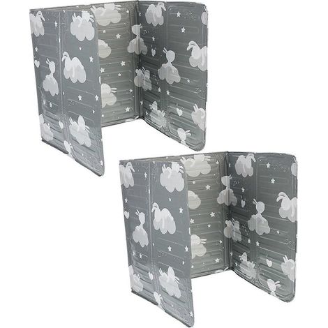 2 panneaux de protection anti-huile en feuille d'aluminium pour la cuisine-33X33X33CM (1/4)