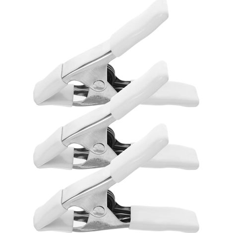 Pince bois, 3 pièces, 4", nickelé, pour menuiserie et meuble (1/5)