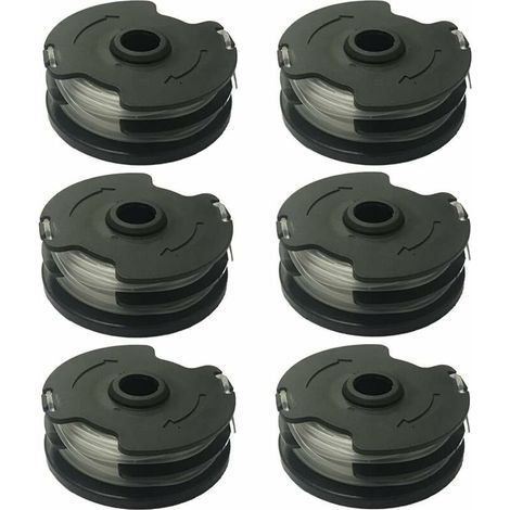 Ciel-Bobines de fil de rechange pour débroussailleuse Parkside PRTA 20-Li – Nylon polyamide 1,4mm – Lot de 6 pour coupe précise (1/5)