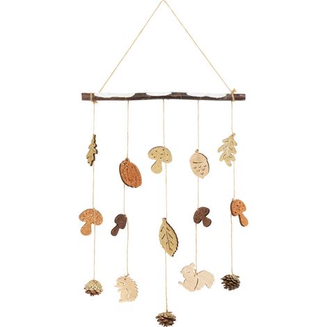 Suspension de Noël déco en Bois thème la forêt H 75 cm - Feeric Christmas (1/5)