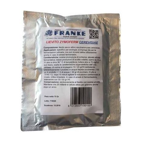 5,0 x LIEVITO ENOLOGICO ZYMOFERM CEREVISIAE FRANKE