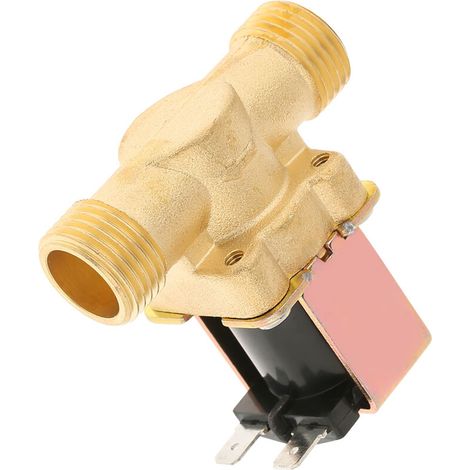 1/2"-Magnetventil aus Messing, 12 V DC, normalerweise geschlossen, zur Wassersteuerung