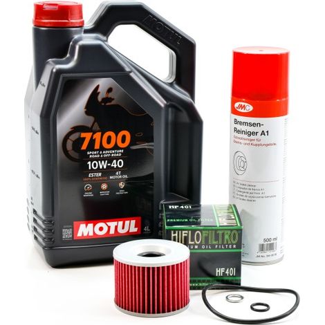 Kit Entretien Vidange Standard pour YAMAHA FJ 1200 de 1986 à 1997 - MOTUL 7100 10W40 4L