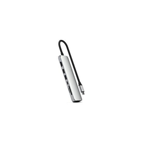 Station d accueil PC portable Satechi Hub USB C Multiport 7 en 1 Argent (1/4)