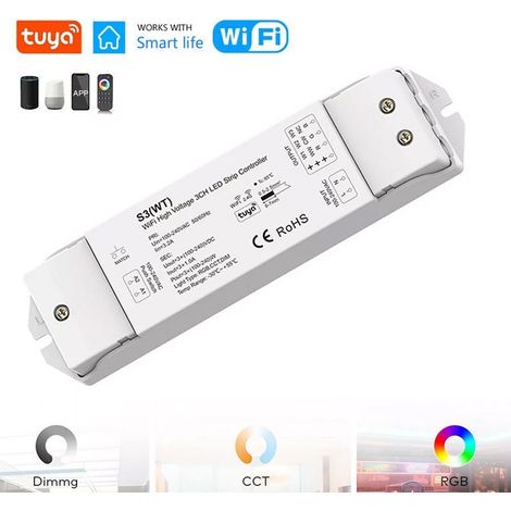 Tuya Controller per LED ad Alta Tensione 3 Canali Smart WiFi ed RF (1/5)