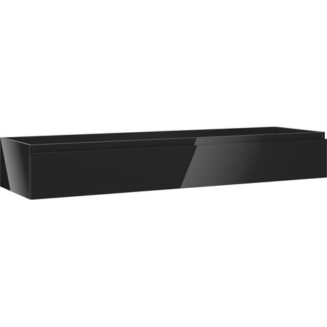 Mexen Orio Badezimmerschrank für Waschbecken 160 cm, 1 Schublade, schwarz glänzend - 91A10-16023-1-BF70 (1/5)