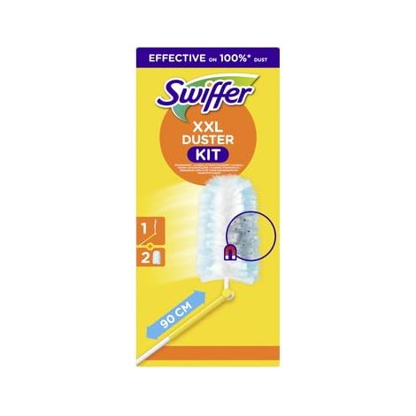 herramienta de limpieza Swiffer xxl duster kit cabezal pivotante mango extensible