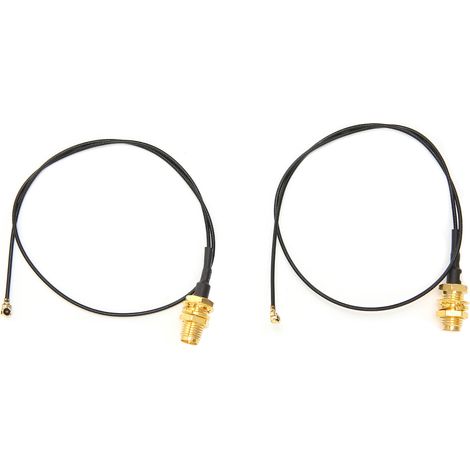 Cavo IPEX a 2 pezzi con connettore SMA femmina e antenna WIFI a pin per sistema GSM GPS LAN.