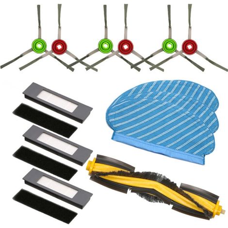 Brosse Filtre HEPA Et Serpillere Pour Robot Nettoyeur Ecovacs Deebot Ozmo 950 920 (1/4)