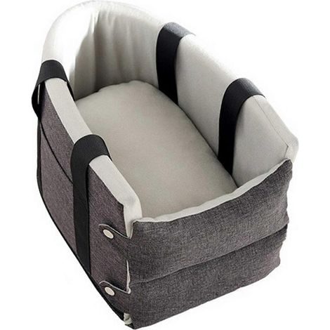 Coussin de siège auto lavable et amovible pour chat - Lit portable pour animaux de compagnie avec poignée intégrée pour faciliter les voyages (1/5)