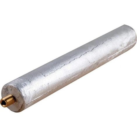 Anode CHAFFOTEAUX diamètre 25mm longueur 180mm filetage M5/M8 pour chauffe eau type VELIS