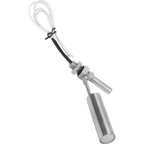 Interrupteur à flotteur pour la mesure du niveau de liquide, acier inoxydable 304, filetage extérieur 10 mm, 0-110 V CC (1/5)