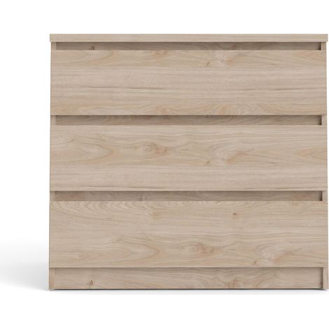 Nada Kommode 3 Schubladen Hickory-Dekor. (1/5)