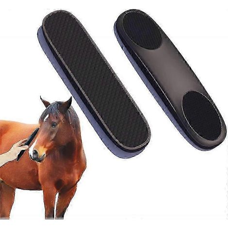 Brosse de massage et de toilettage en silicone pour chevaux, 6 en 1, pour la beauté des chevauxallin 2025 (1/5)