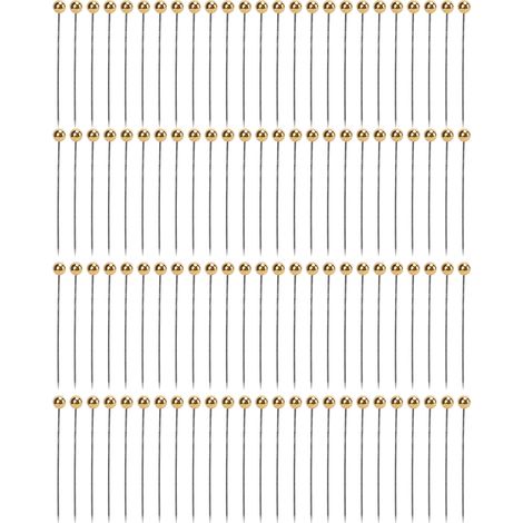 100Pcs Sewing Pins Non Bendable Durable High Temperature Resistant Straight Pins (1/5)
