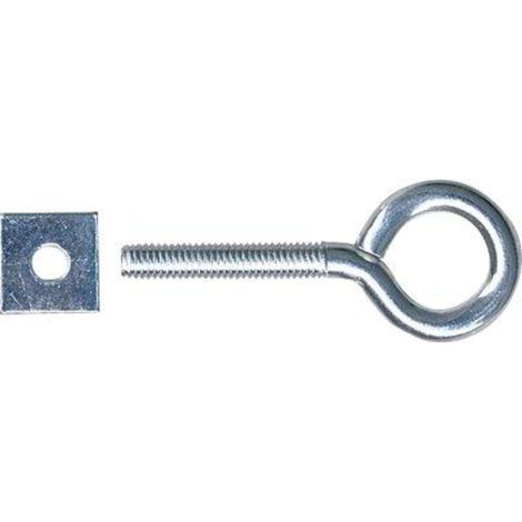 OCCHIOLO FILETTATO + DADO QUADRO PUCCIONI - ZINCATO MDO M 8X60 MM 20X60XM8 CF=PZ 100 - 1 confezione