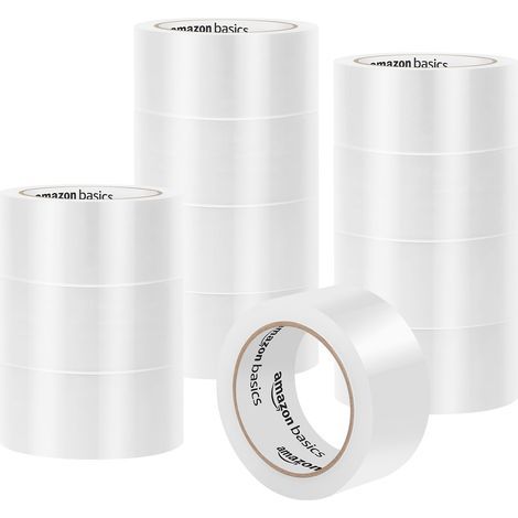 Lot de 12 Rubans d’emballage pour expédition, déménagement et rangement, Translucide