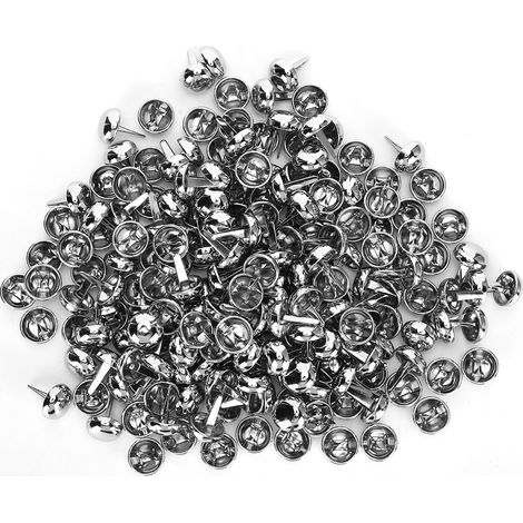 200 clous à tête champignon de 1,5 cm (0,6 po) de diamètre et 60 cm (2 pieds) pour la confection de sacs à main et autres articles en cuir.