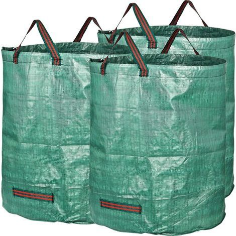 Lot de 3 sacs réutilisables pour déchets de jardin de 72 gallons (H 30 po, D 26 po) — Sacs pour déchets de jardin (1/3)
