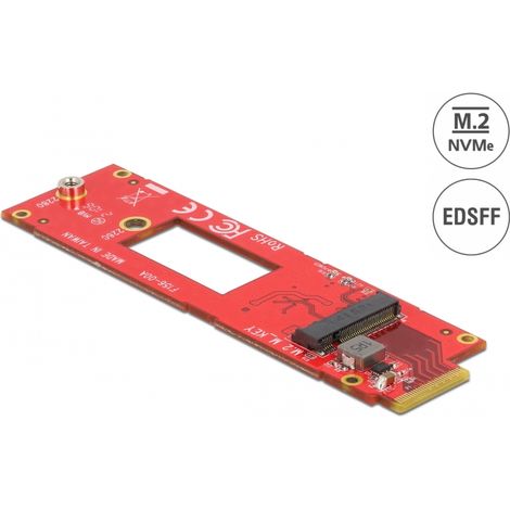 Delock Convertidor EDSFF E1.S a ranura M.2 con clave M NVMe