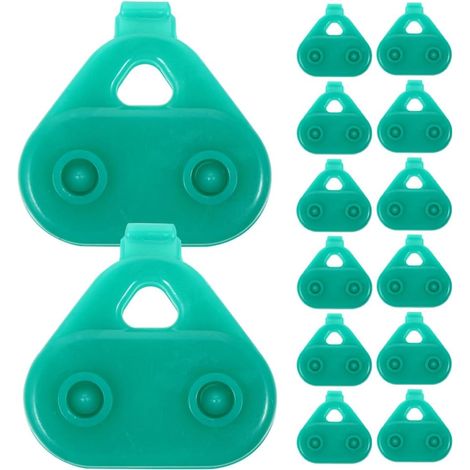 30 abrazaderas de plástico para toldos, clips resistentes para asegurar mallas de jardín y proteger huertos. (1/5)