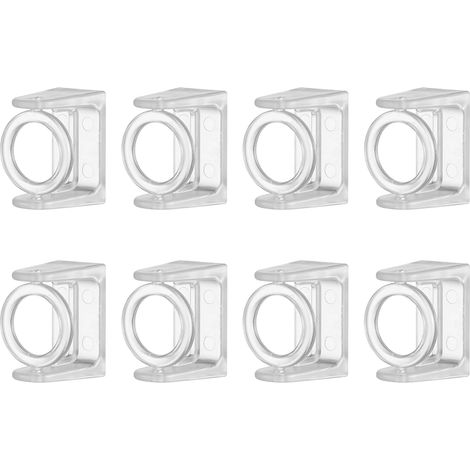 Support Tringle sans perçage : crochet pour rideau, barre adaptée à toutes surfaces lisses et planes. (1/5)