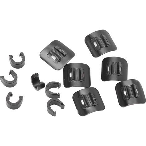 Guides-câbles auto-adhésifs en C avec assise adhésive pour câbles de frein et de dérailleur de vélo (1/5)