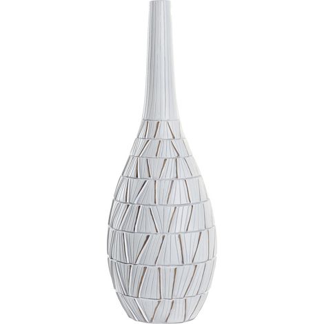 Résine Vase 18x18x50 weißes Harzmaterial mehrfarbige Farbfamilien -Vasen Details (1/3)