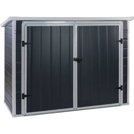 Universalbox Fahrräder Mülltonnen Auflagebox Gartenbox Gartentruhe Fahrradgarage
