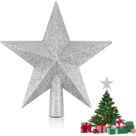 Etoile Sapin Noel 20cm Cimier de Sapin de Noël (1/4)