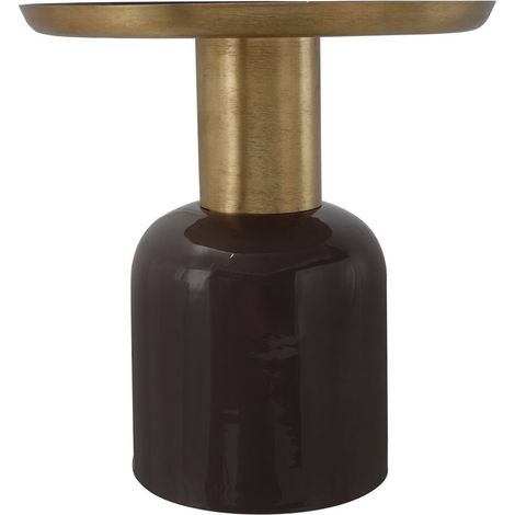 Table d'appoint art deco 825 - Violet foncé, or