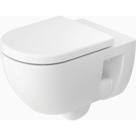 Duravit D-Code Wand-WC, Tiefspüler, rimless, 370x570x360mm, (1/3)