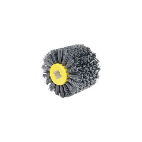 Brosses Abrasives Ø120mm pour Polissage et Nettoyage, Nylon et Fibre, Roue de Décrassage Noire – Haute Efficacité
