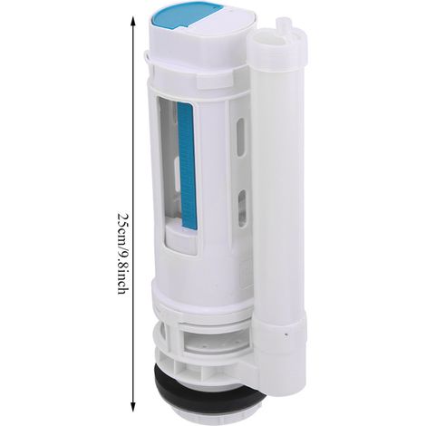 Válvula de descarga de inodoro de dos botones ABS G1/2 25 cm (1/5)