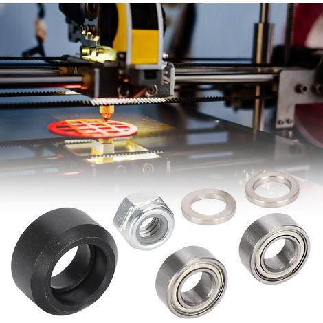 2 Pièces Poulie Linéaire en V pour Imprimante 3D, Roue de Guidage pour Rail C/OpenRail (1/5)
