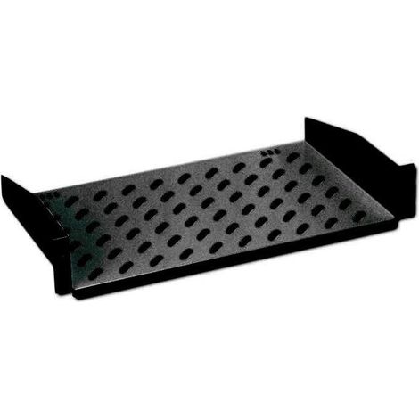 digitus DN-19 TRAY-2-SW estante fijo negro 16 pulgadas