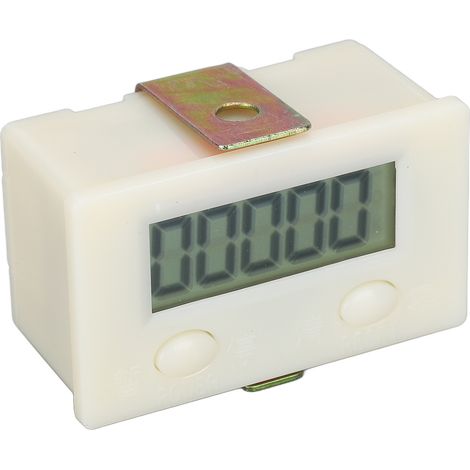 Compteur électronique à 5 chiffres avec affichage LCD, poinçonnage par induction magnétique et batterie intégrée HX-5A (1/5)