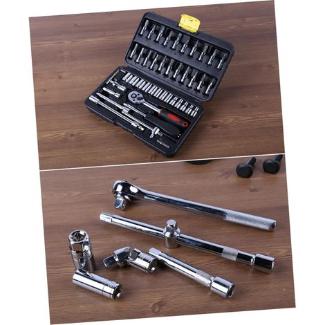 ce Cl Cliquet Combin e Pour R paration Automobile Kit Outils (1/5)