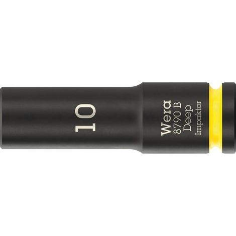 WERA Steckschlüsseleinsatz 8790 B Impaktor Deep 3/8 Zoll 10mm L.63mm WERA (1/4)