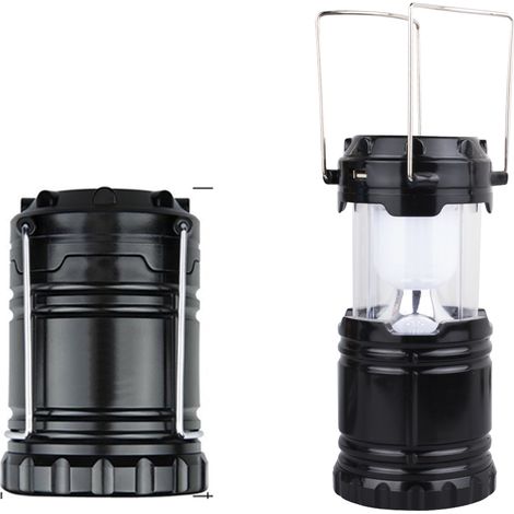 Linterna Led Portátil Para Exteriores - Resistente Al Agua Ip4 - Para Acampada, Senderismo, Pesca - 8 Horas De Autonomía - 3 Modos De Carga (1/5)