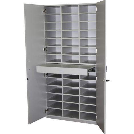eurokraft pro, Armoire de tri à portes battantes avec plateau de
