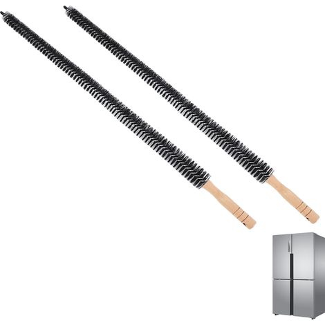 Reinigungsbürste für Kühlschlangen, 75 cm langer Griff, stiellose Stahlbürste, flexibel, 2er-Pack (1/5)