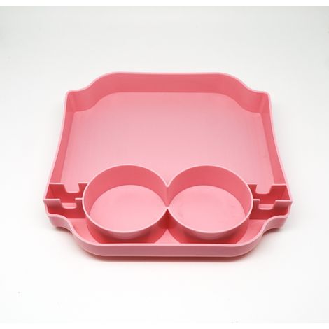 New Beach Bag Tray - Compatible with various styles of beach bags, partitioned storage beach bag tray rack, pink -