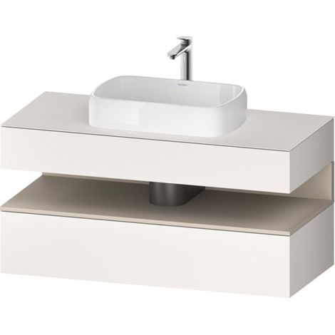 Duravit Collection One Konsolenwaschtischunterbau, 1 Auszug, 1 (1/2)