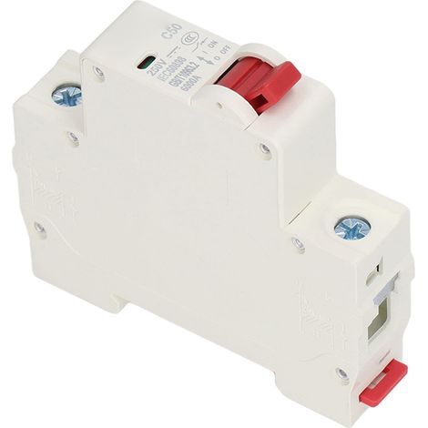 Miniatur-1-poliger DIN-Schienen-Leistungsschalter DC250V 6000A AC-Solar-Trennschalter DZ47 63Z C50 (1/5)
