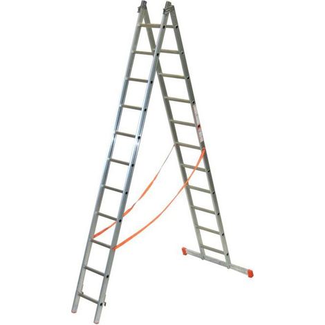 Facal Mehrzweckleiter 2-teilig GENIA S300 2x11 Sprossen