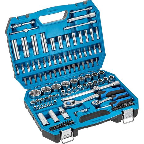 Hogert-Technik Strumenti Pratici 144 pezzi bicolore (1/6)