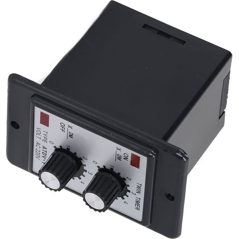BERM® (Agréé) Temporisateur Cyclique Alternatif 12M Relais à Cycle Double 220V CA (ATDV-Y 12M) (1/5)