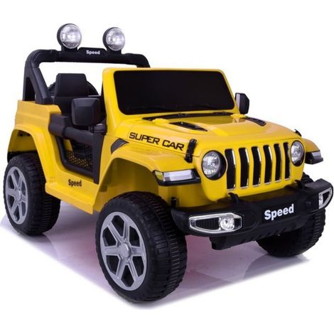 FT-938 Vehículo eléctrico a batería, pintado de amarillo, 4x4